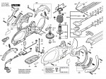 Bosch 0 600 845 D68 AHS 550-24 ST Hedge Trimmer 230 V / GB Spare Parts AHS550-24ST